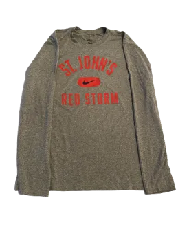 Aaron Wheeler St. John's Basketball Team Issued Long Sleeve Shirt (Size L)