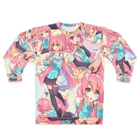 Adorable Neko Girl Kawaii Sweatshirt