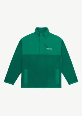 AFENDS Mens Intergalactic - Fleece Pullover - Emerald