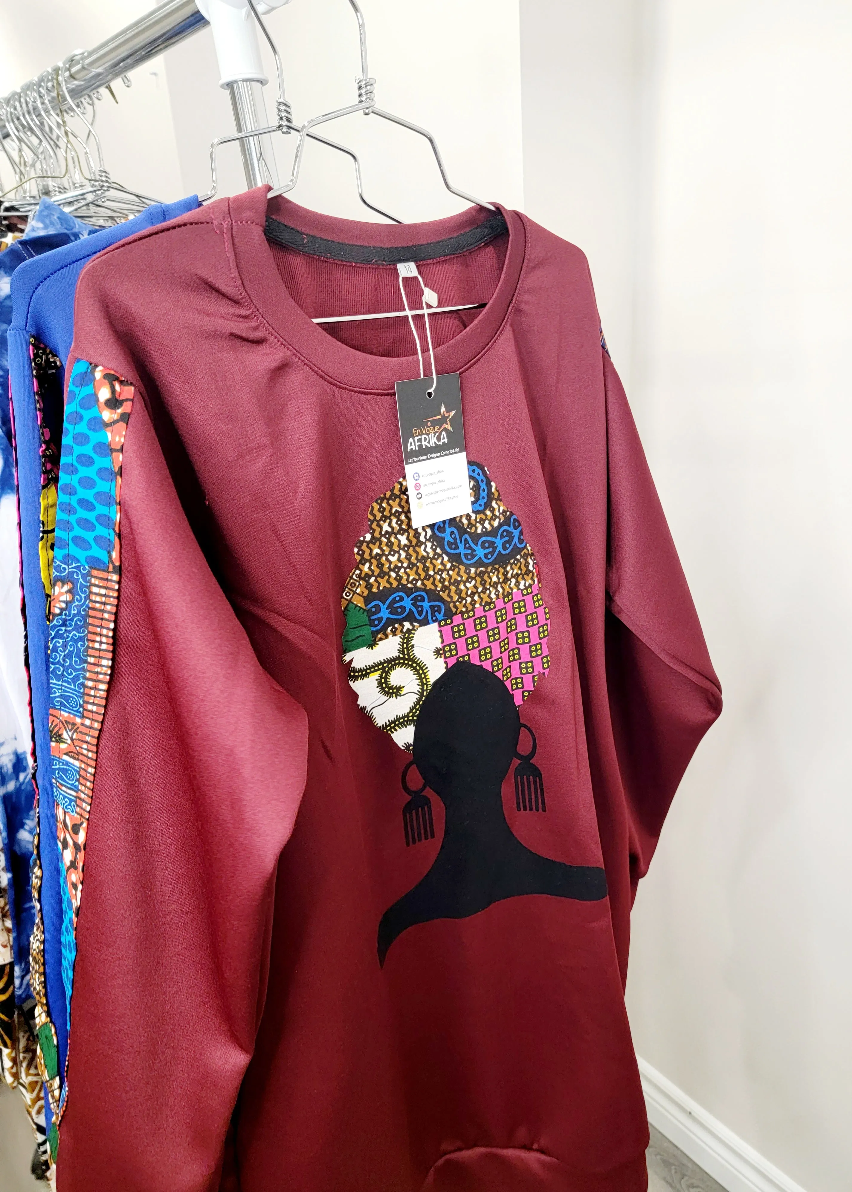 Afrocentric Sweater Dress