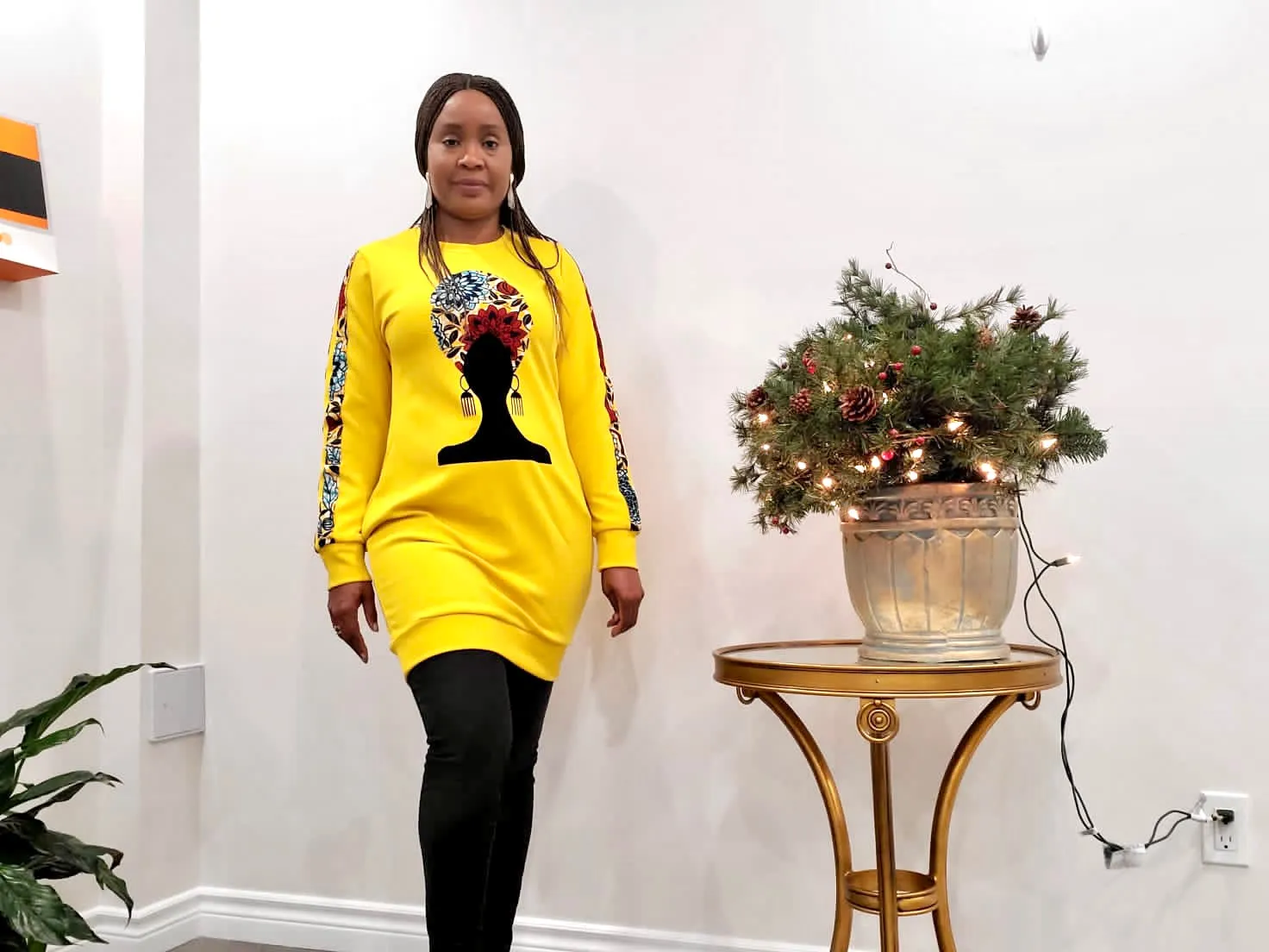 Afrocentric Sweater Dress