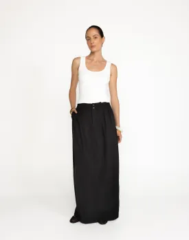 Alden Maxi Skirt (Black)