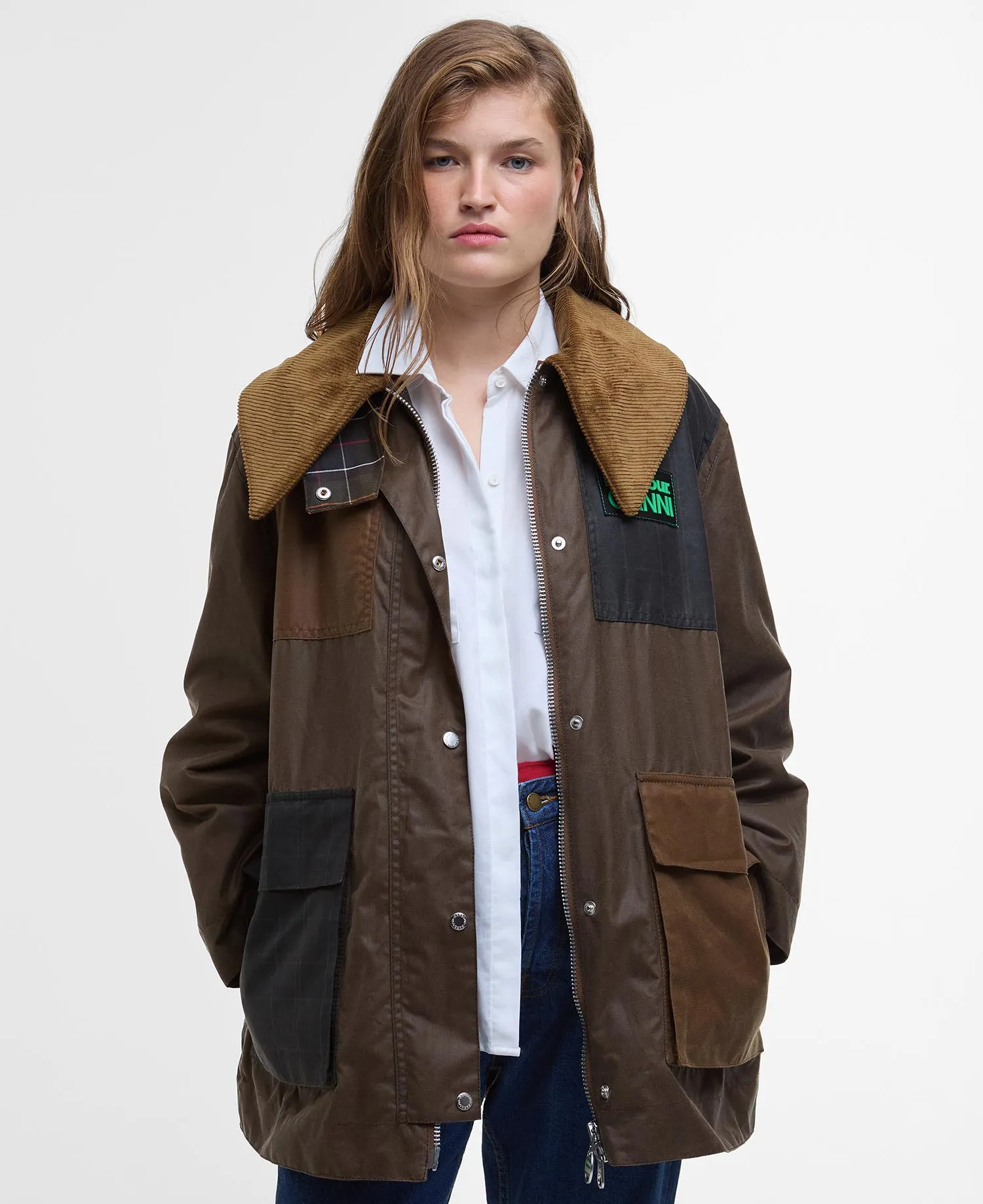 BARBOUR X GANNI WAX DUFFLE COAT | BARK