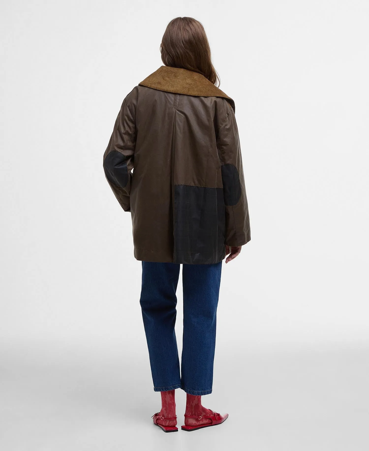 BARBOUR X GANNI WAX DUFFLE COAT | BARK