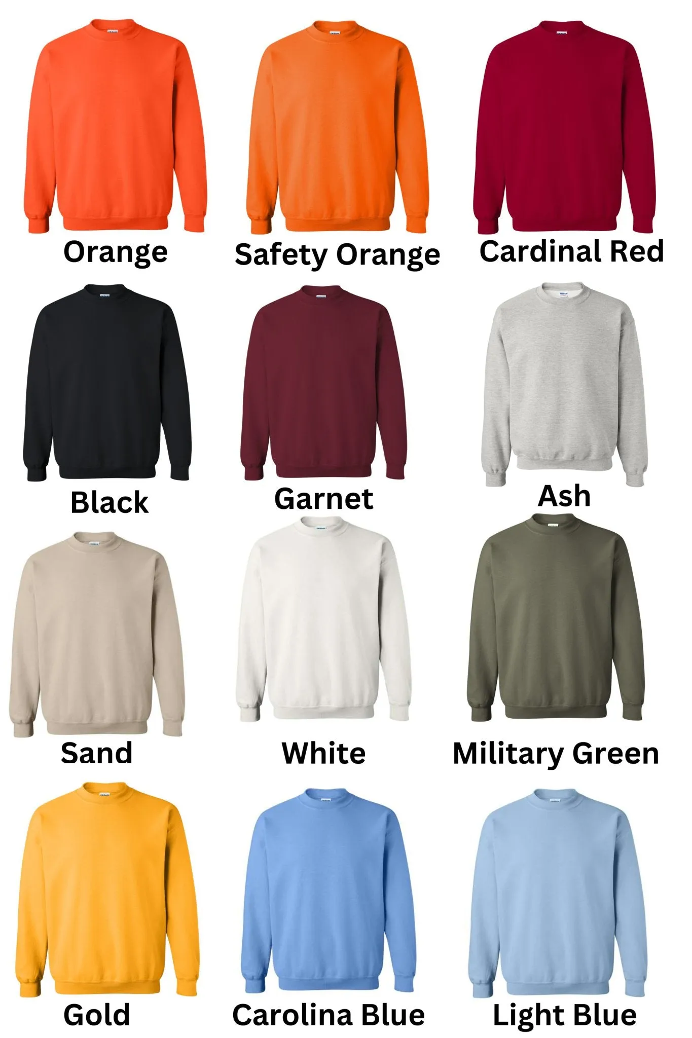 Basic Witch Embroidered Crewneck Sweatshirt