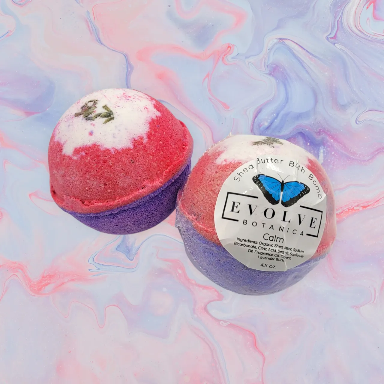Bath Bomb - Just Calm Down by Evolve Botanica Co