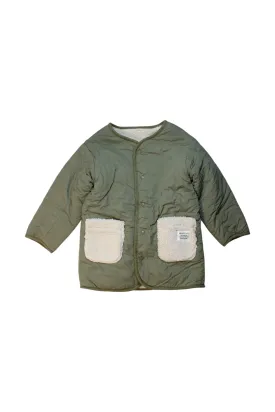 BEAMS Quilted Coat With Pockets 4T