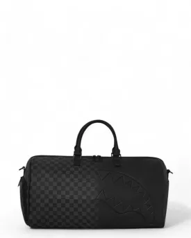 borsone sprayground half spritz black/grey check