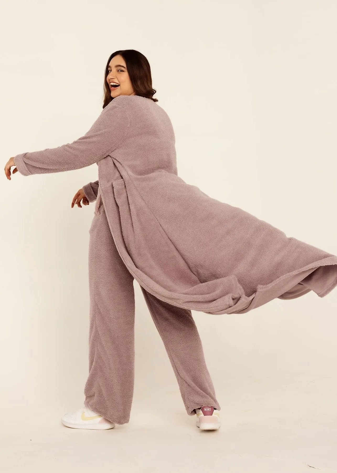 Brielle Teddy Wide-Leg Pants