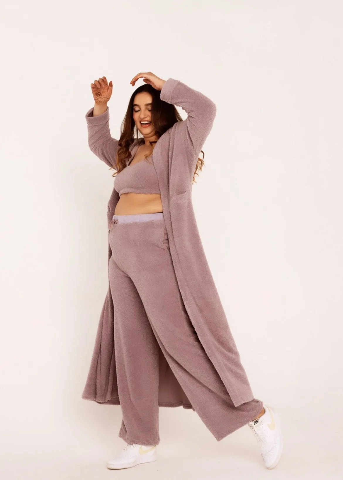 Brielle Teddy Wide-Leg Pants
