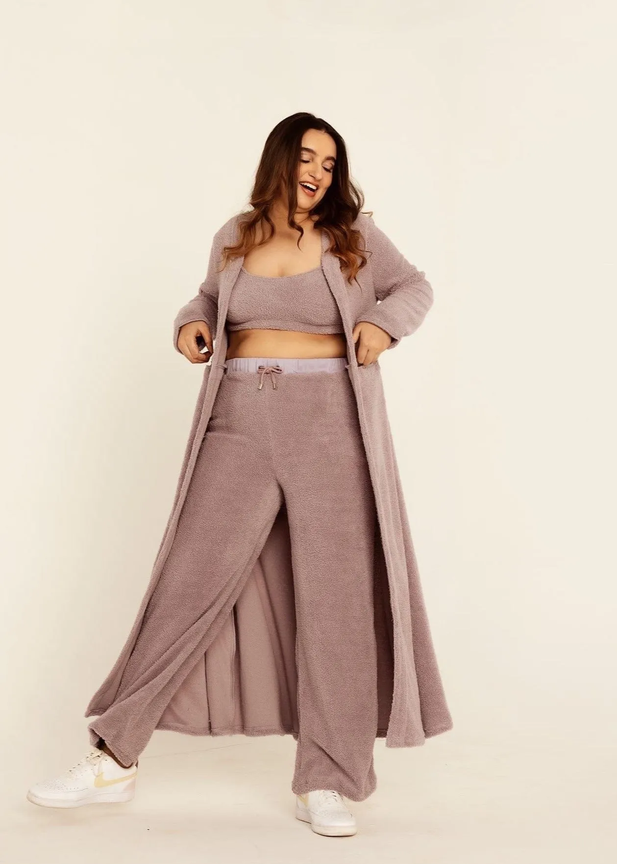 Brielle Teddy Wide-Leg Pants