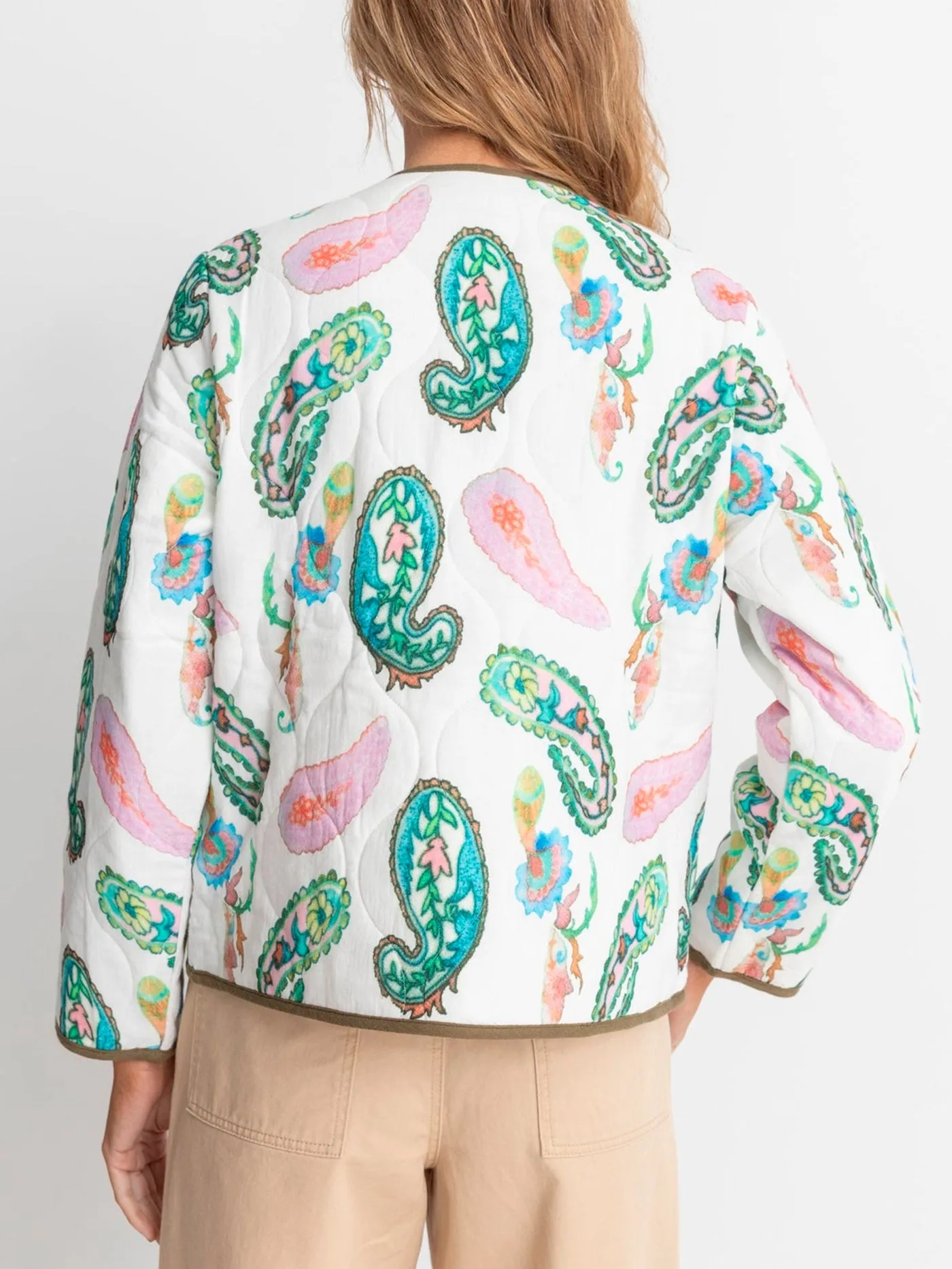 Brooklyn Paisley Quilted Jacket