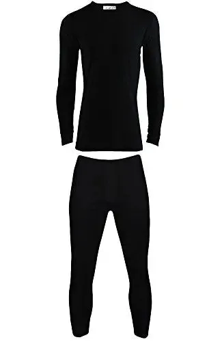 B.U.L ® 2 Mens Extrem Hot Thermal Underwear Set Long Sleeve Vest & Johns Suitable for Winter Outdoor Work Travel Camping Ski Wear Size S-XL