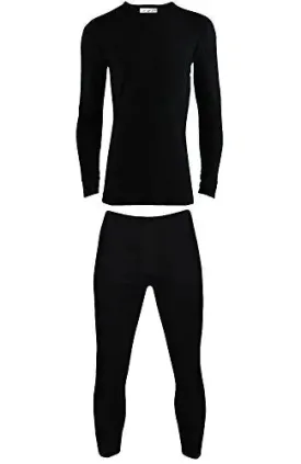 B.U.L ® 2 Mens Extrem Hot Thermal Underwear Set Long Sleeve Vest & Johns Suitable for Winter Outdoor Work Travel Camping Ski Wear Size S-XL