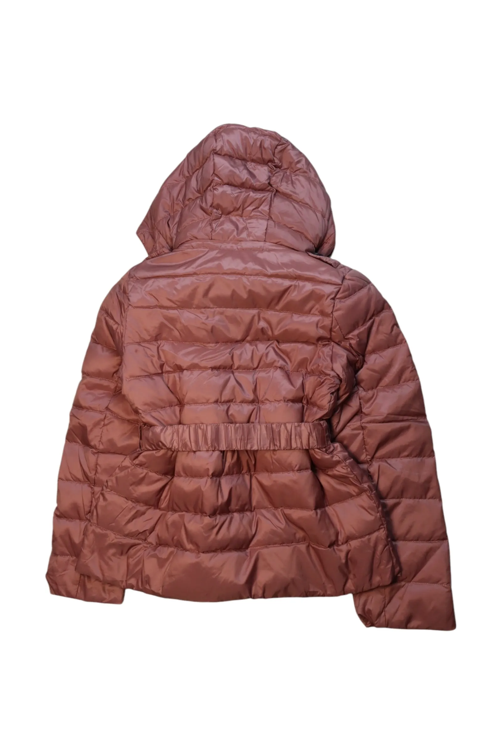 Burberry Quilted Hooded Puffer Coat - Size 8Y