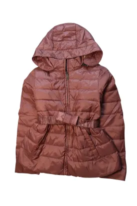 Burberry Quilted Hooded Puffer Coat - Size 8Y
