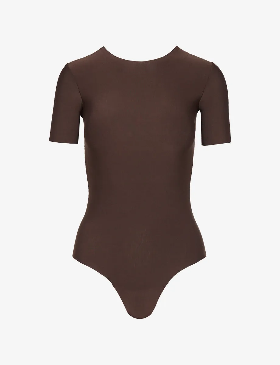 Butter Short Sleeve Crewneck Bodysuit