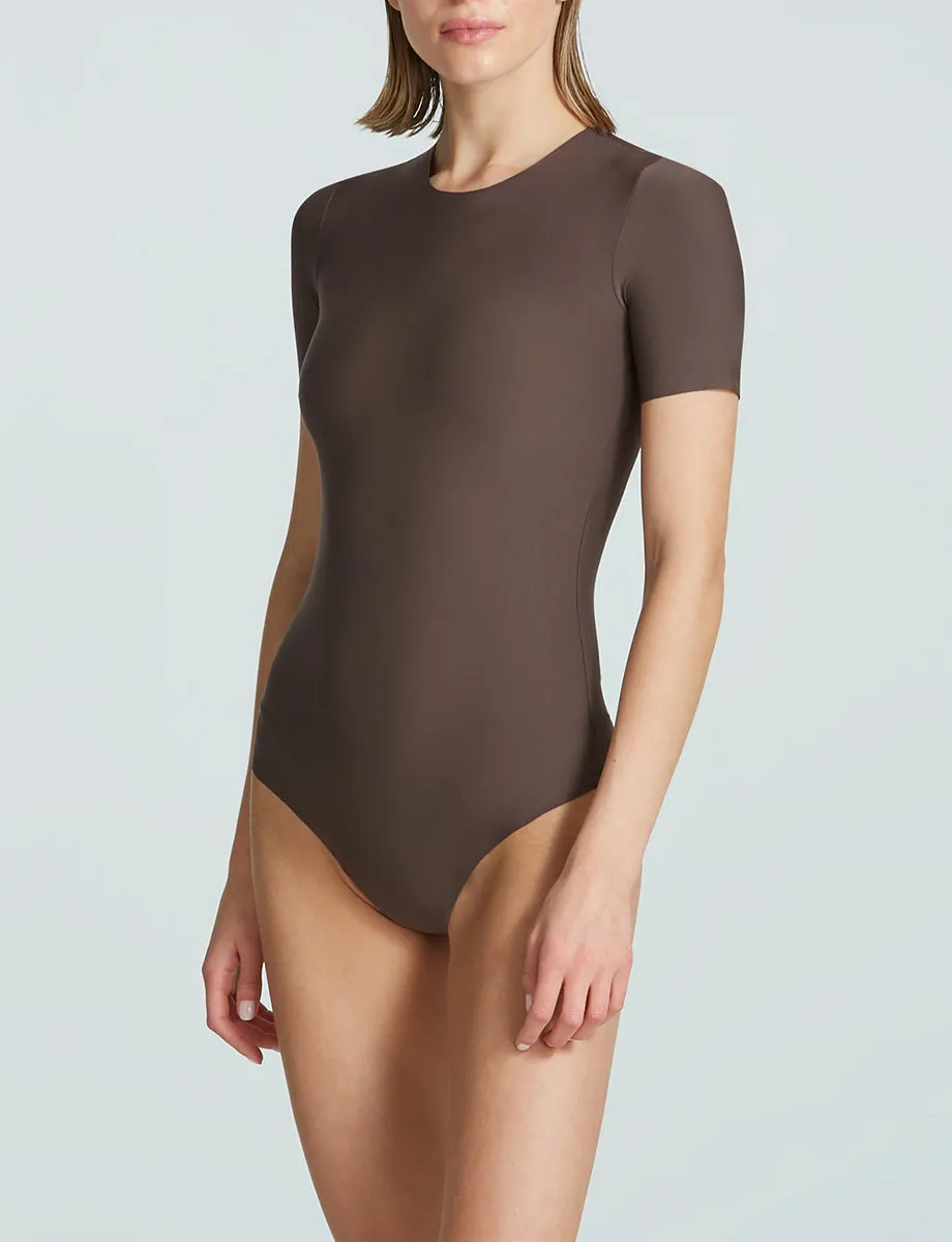 Butter Short Sleeve Crewneck Bodysuit