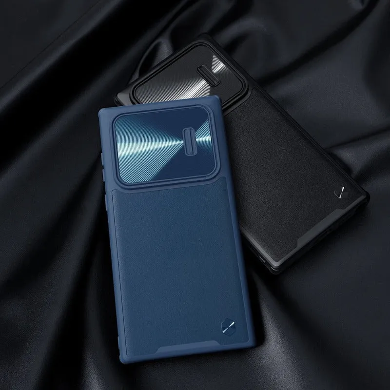Camshield Leather Case Slider Shockproof Back Cover