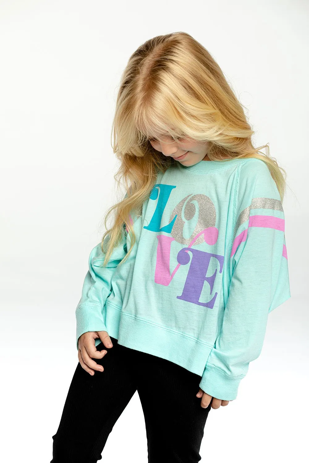 Chaser Love Boxy L/S Cropped Raglan