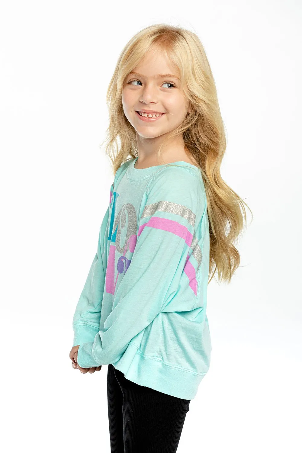Chaser Love Boxy L/S Cropped Raglan