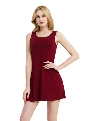 Chic Sleeveless T-shirt Dress