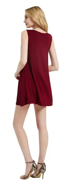 Chic Sleeveless T-shirt Dress
