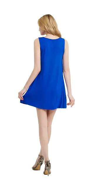 Chic Sleeveless T-shirt Dress