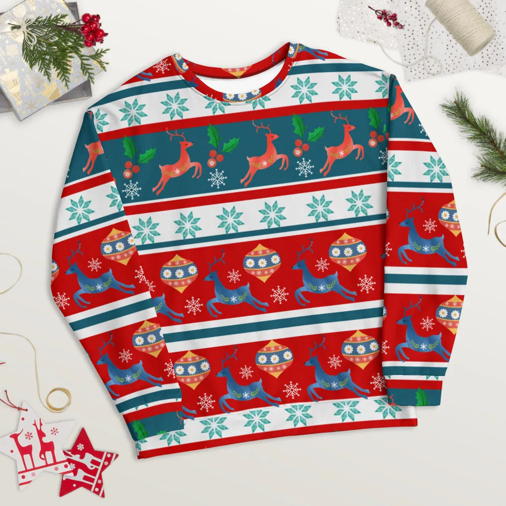 Christmas Nordic Pattern Sweatshirt
