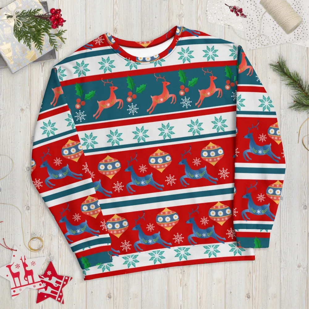 Christmas Nordic Pattern Sweatshirt