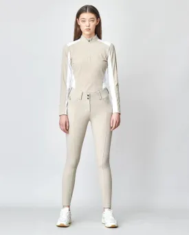 Compression Performance Breeches Tan