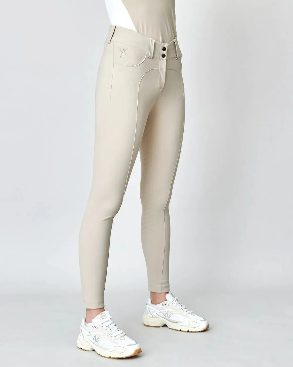 Compression Performance Breeches Tan