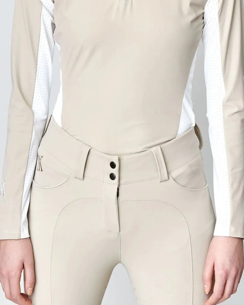 Compression Performance Breeches Tan