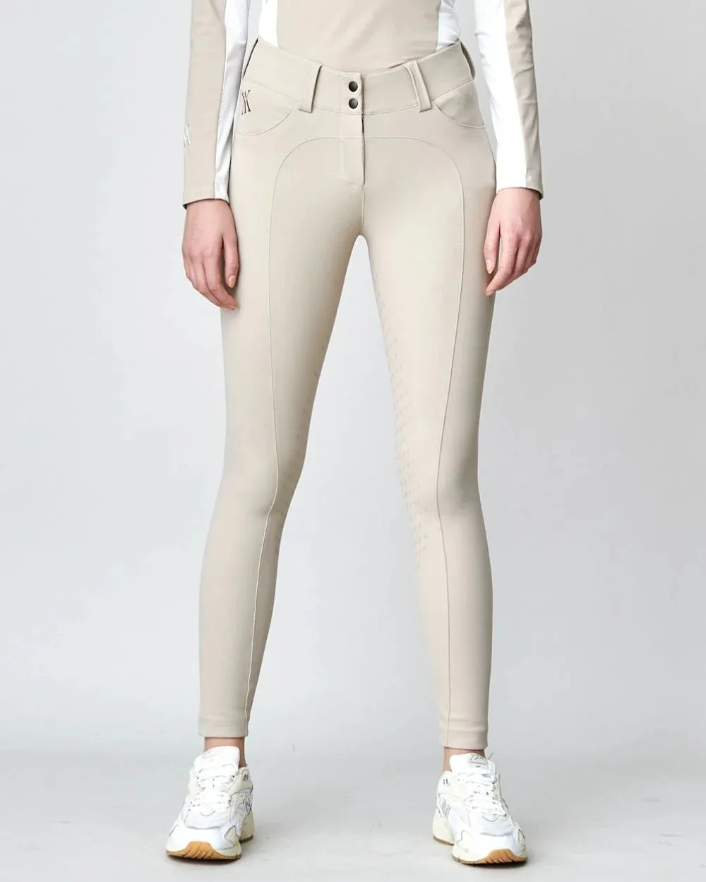 Compression Performance Breeches Tan