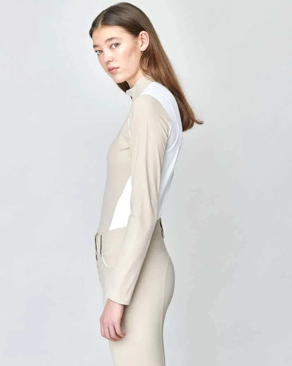 Compression Performance Breeches Tan
