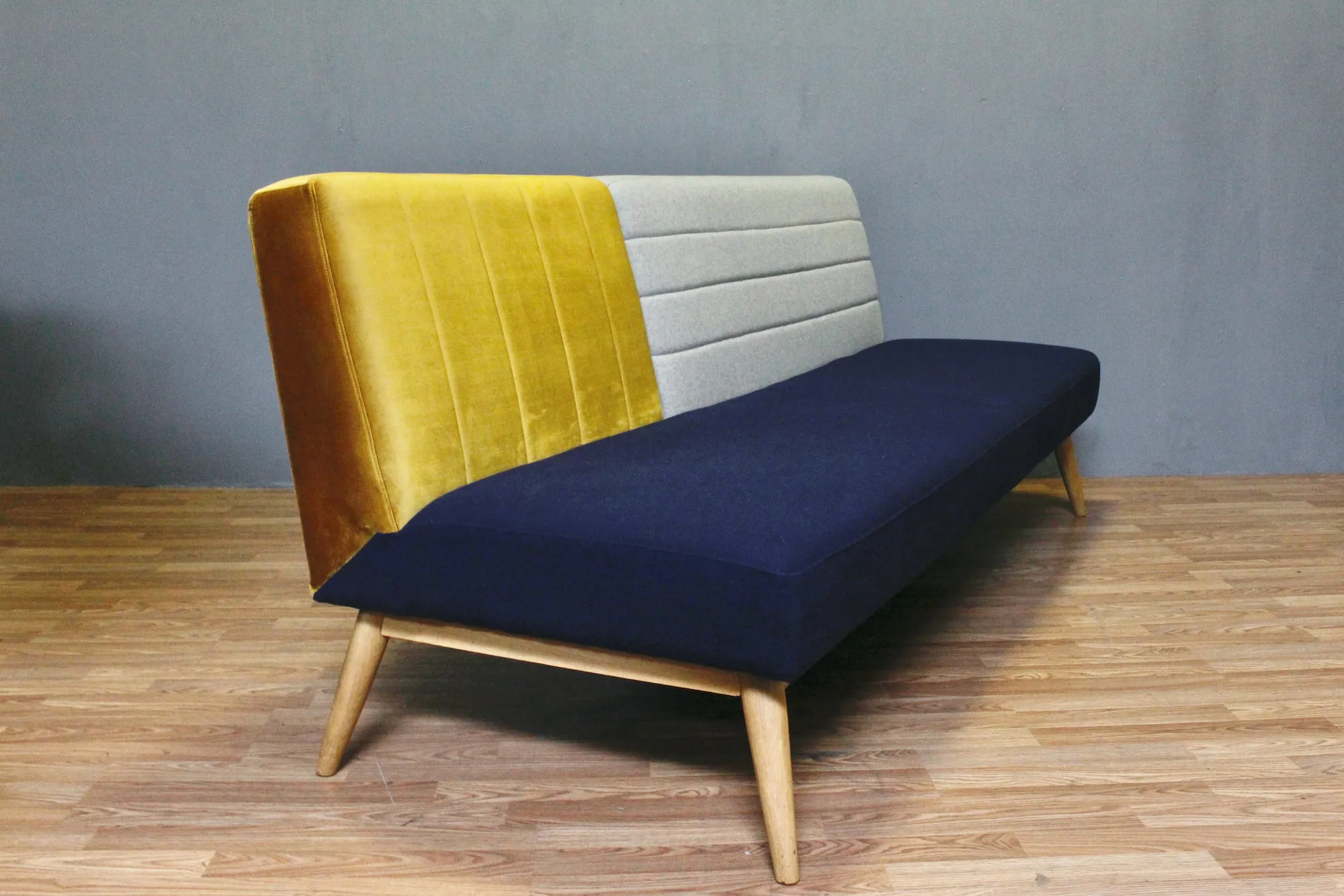 Contemporary Colorblock Sofa