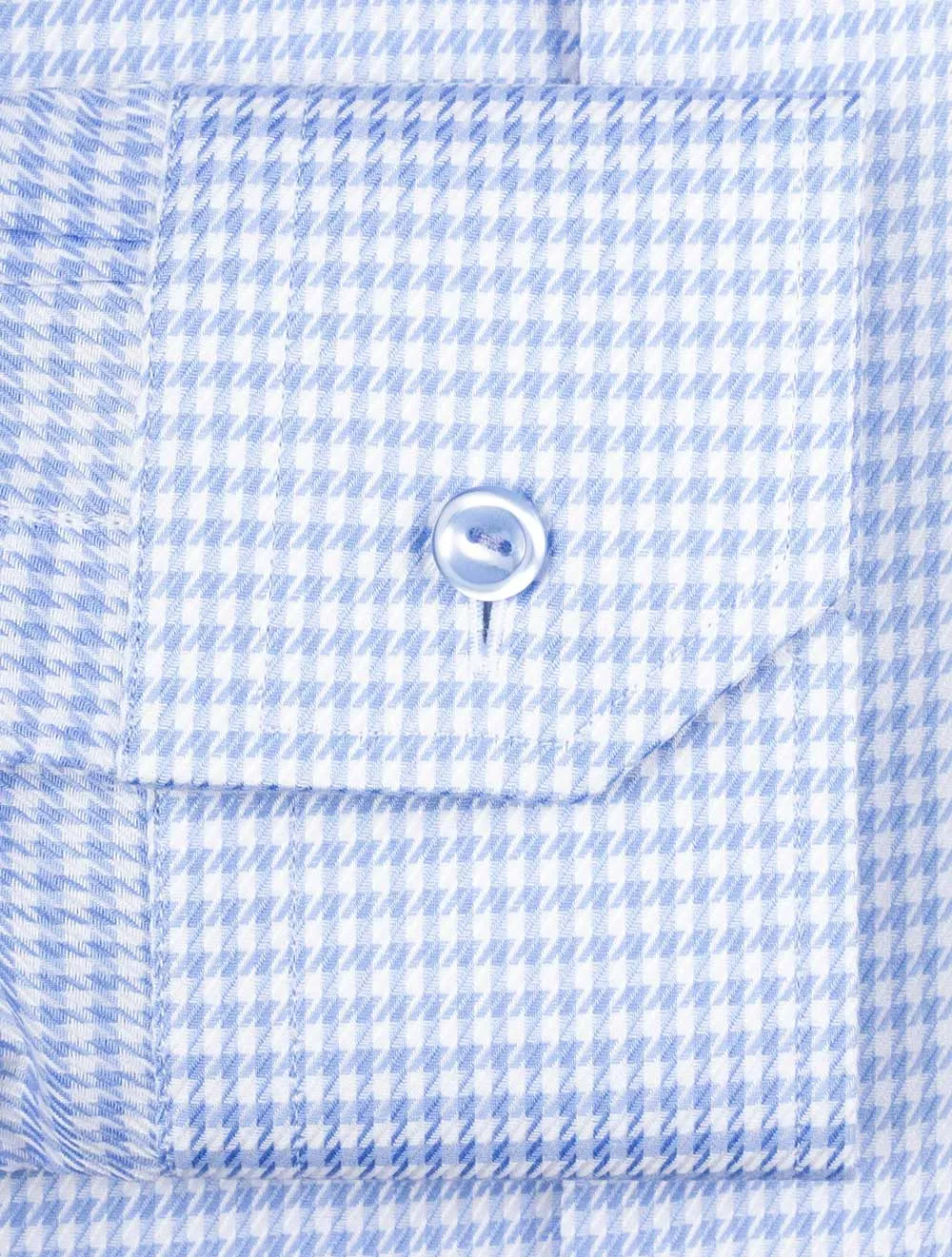 Contemporary Houndstooth Shirt Blue