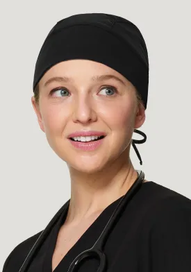 Contemporary Scrub Cap Black