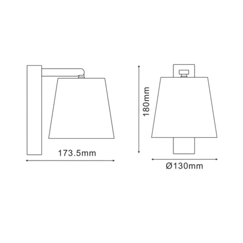 Contemporary Wall Lamp Shade
