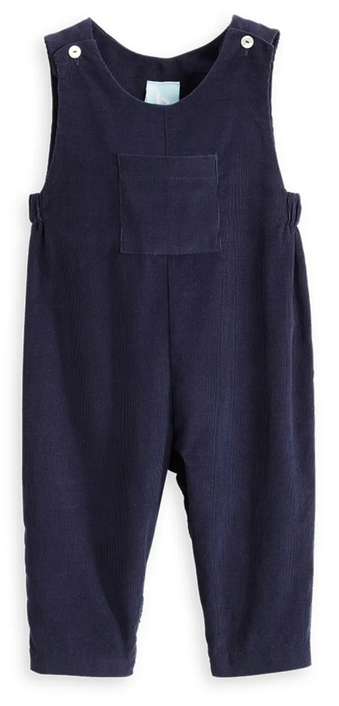 Corduroy Overall- Navy