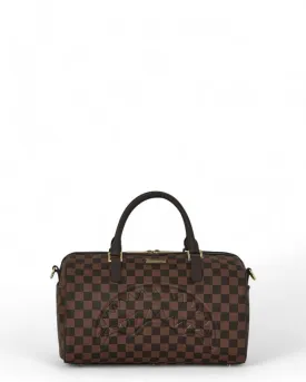 core emboss check mini duffle sprayground