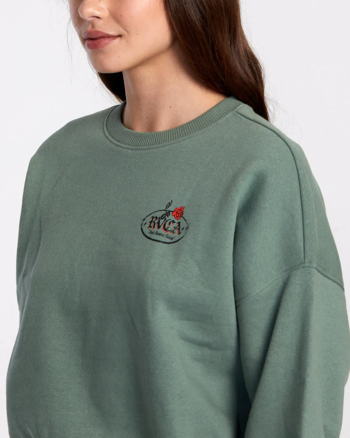 Court Crew Neck Sweatshirt - Jade