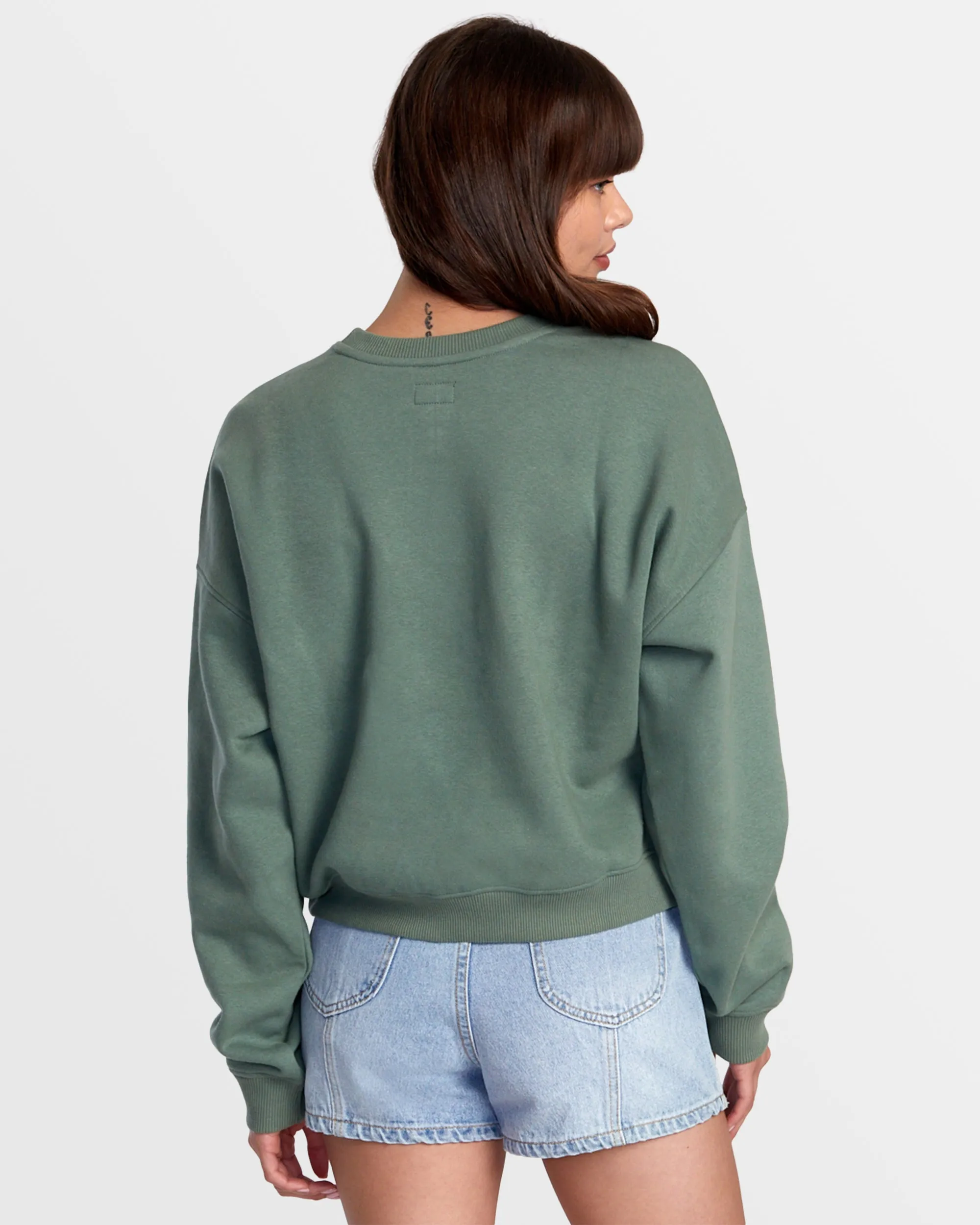Court Crew Neck Sweatshirt - Jade