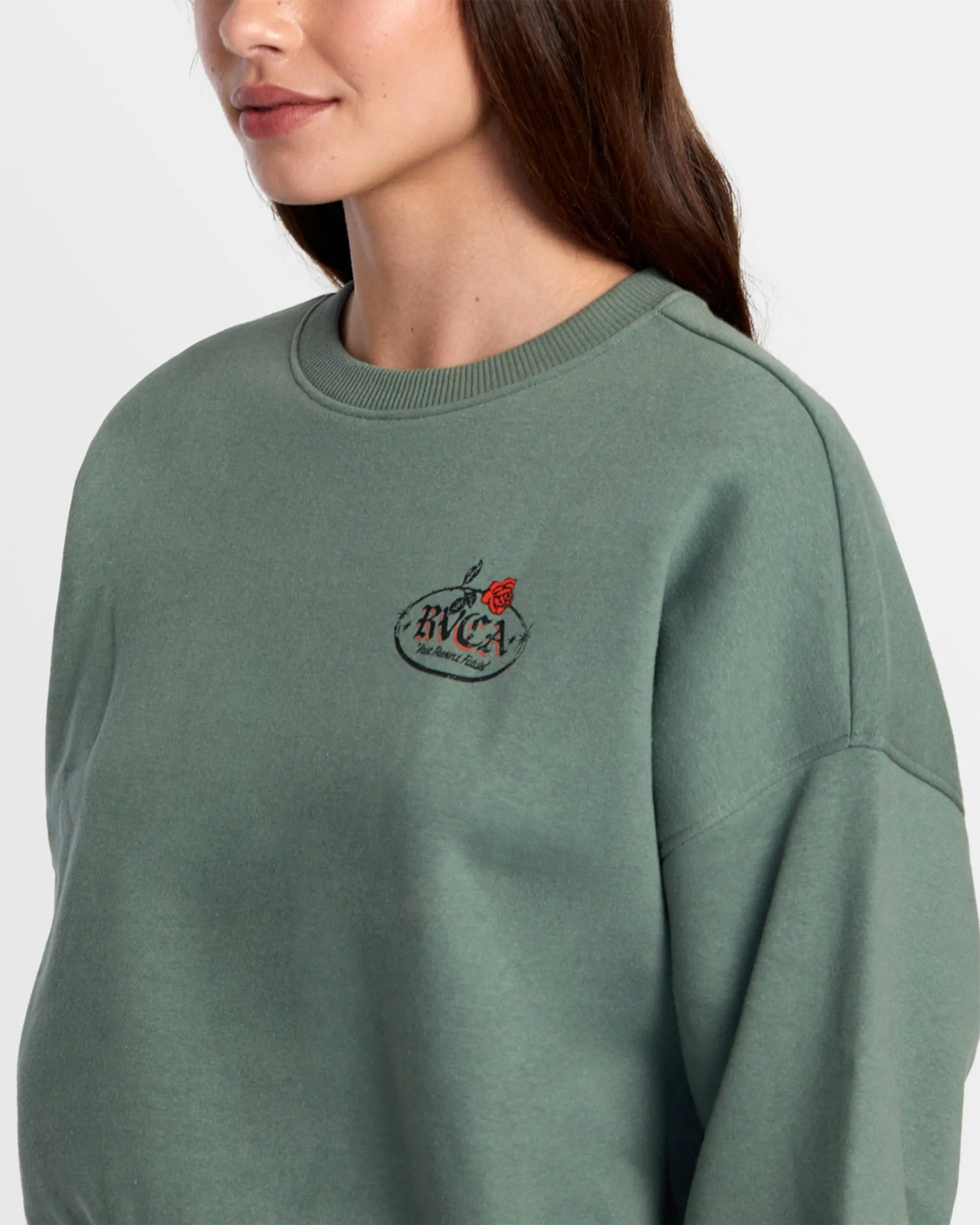 Court Crew Neck Sweatshirt - Jade