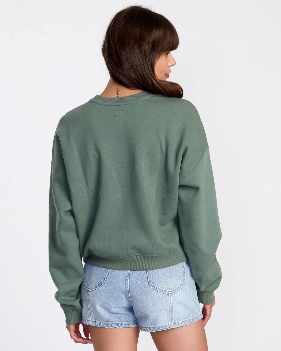 Court Crew Neck Sweatshirt - Jade