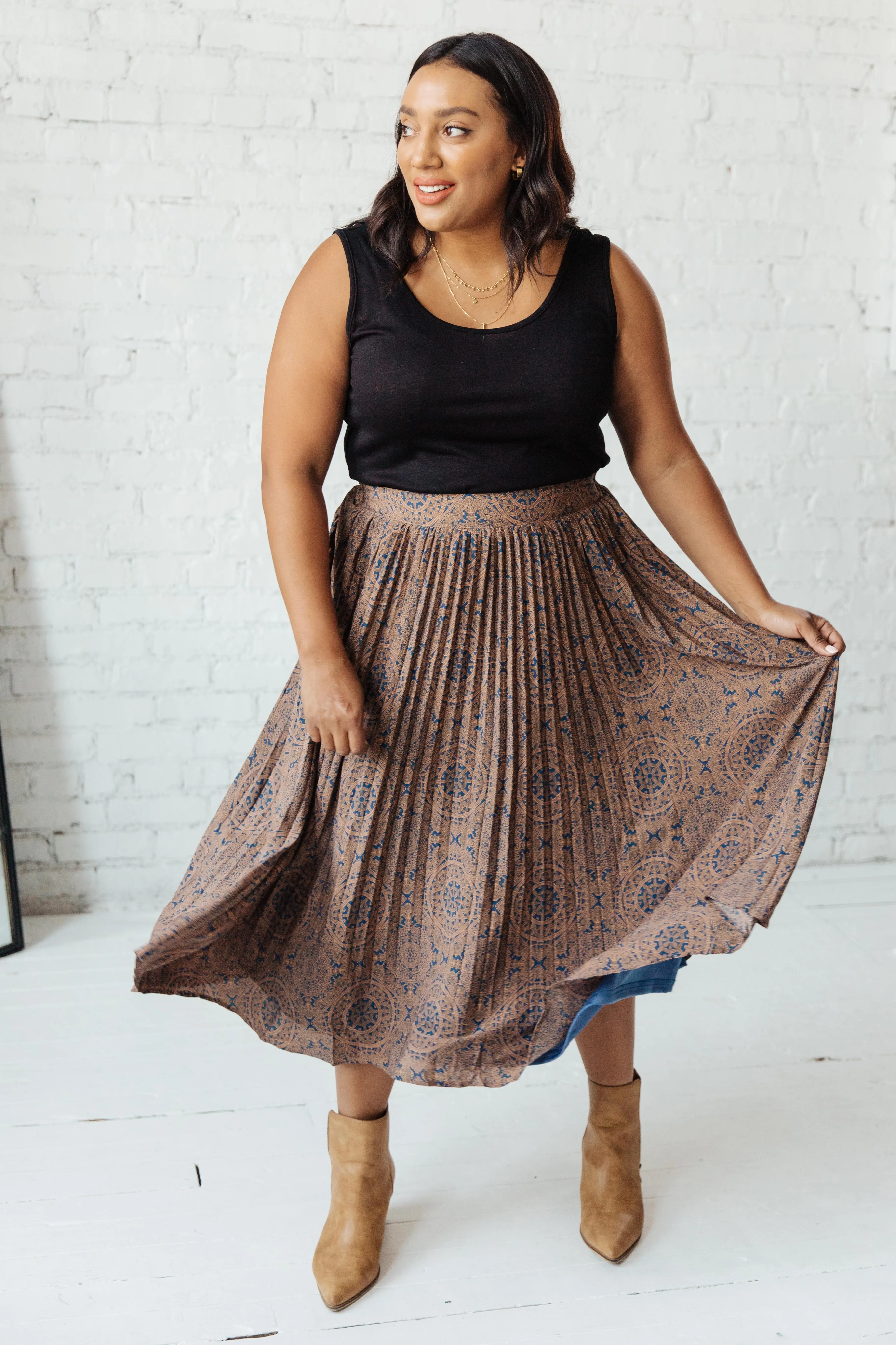 Coventry Pleated Skirt