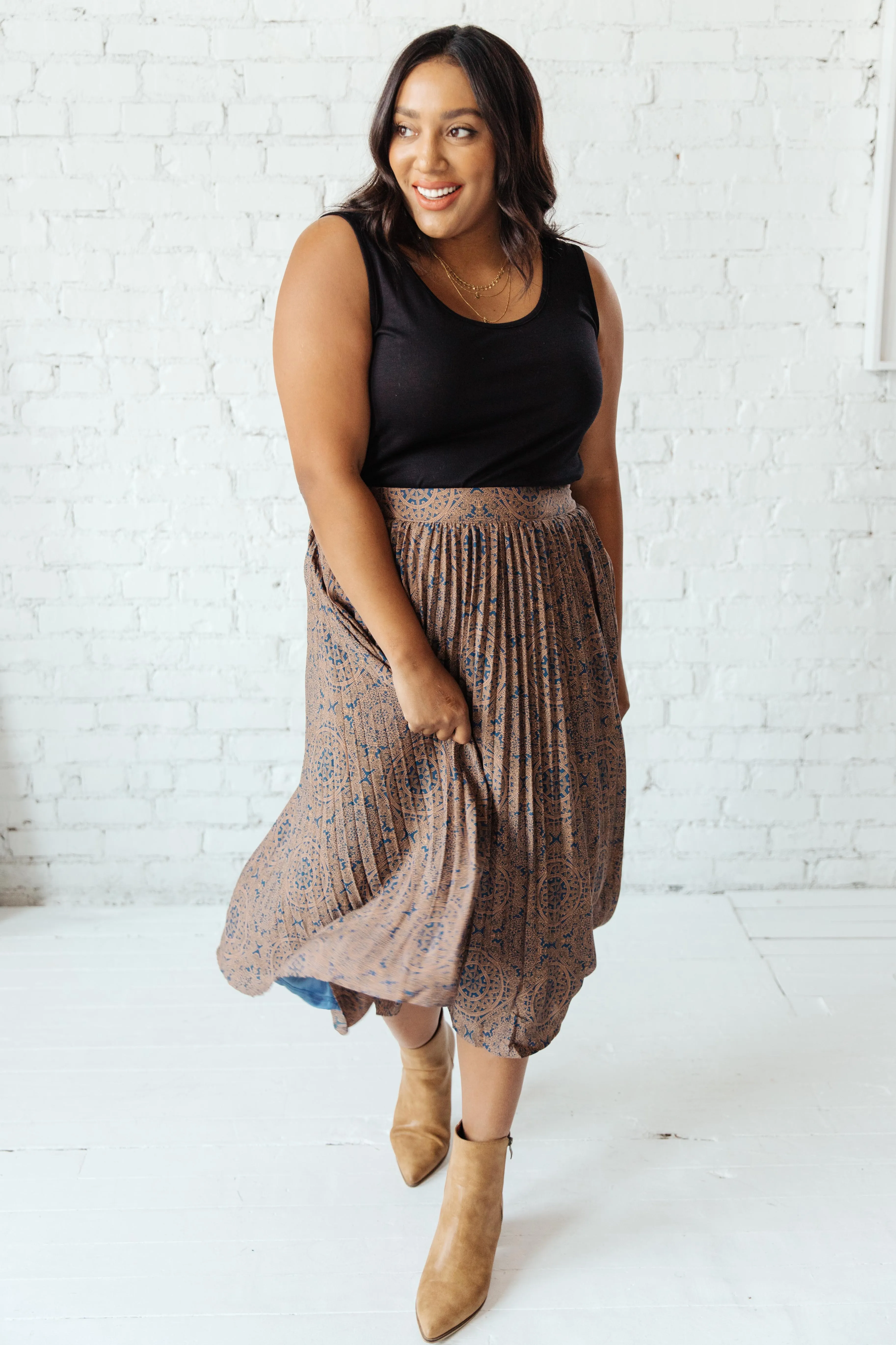 Coventry Pleated Skirt