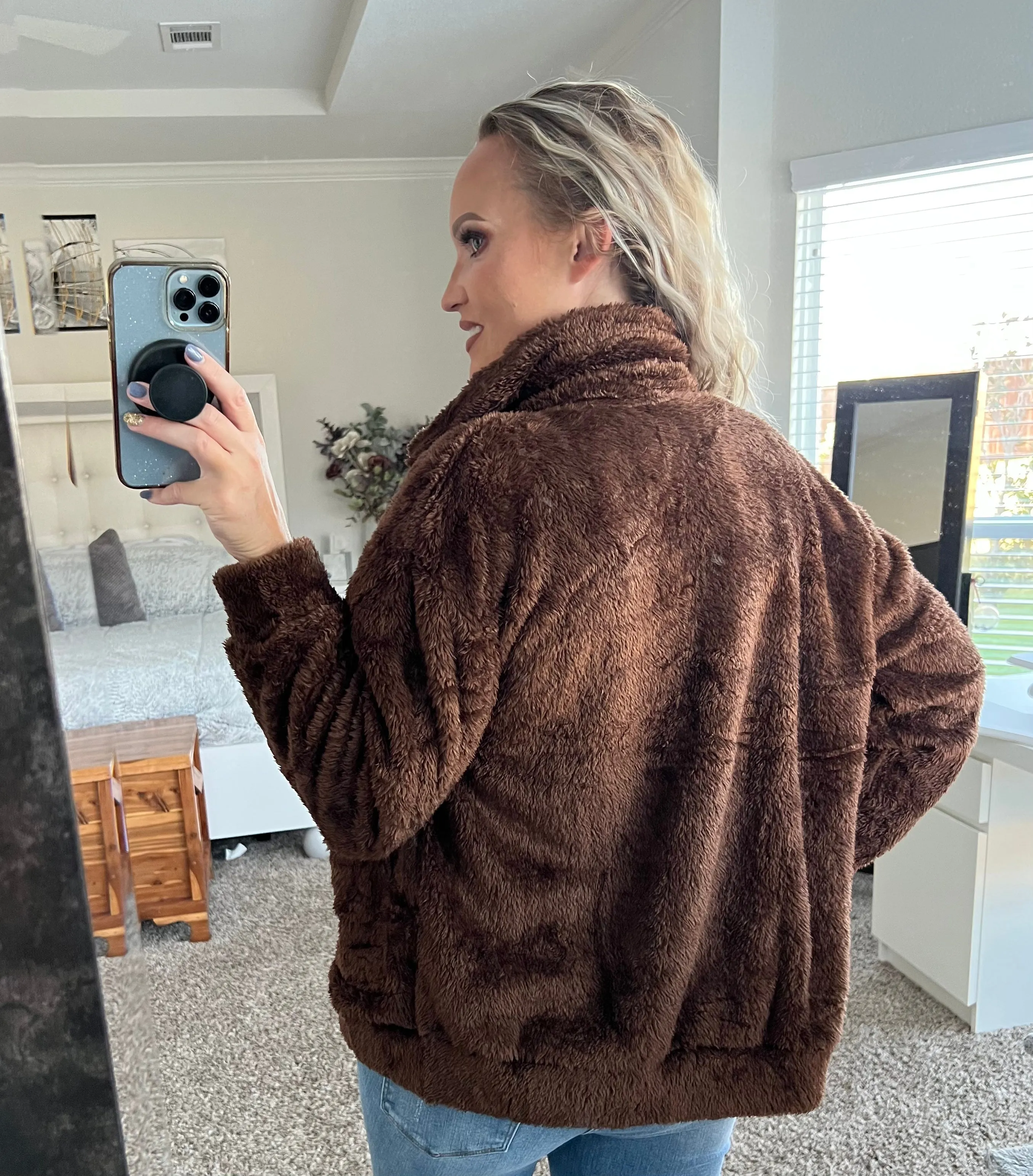 Cozy Teddy Zip Up Fleece