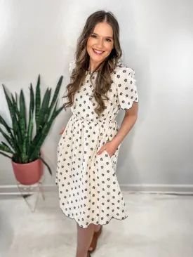 Daisy Quilted Dress