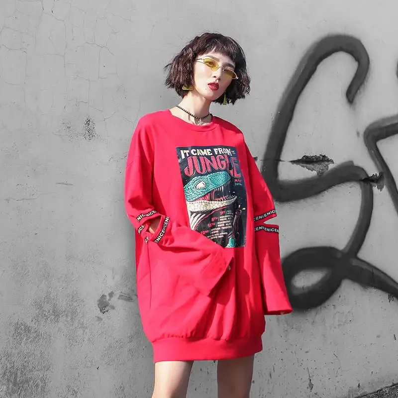 Dinosaur And Cross Sweatshirt